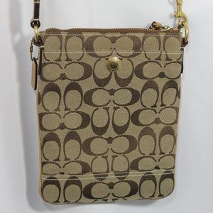 Coach Signature C Crossbody canvas bag